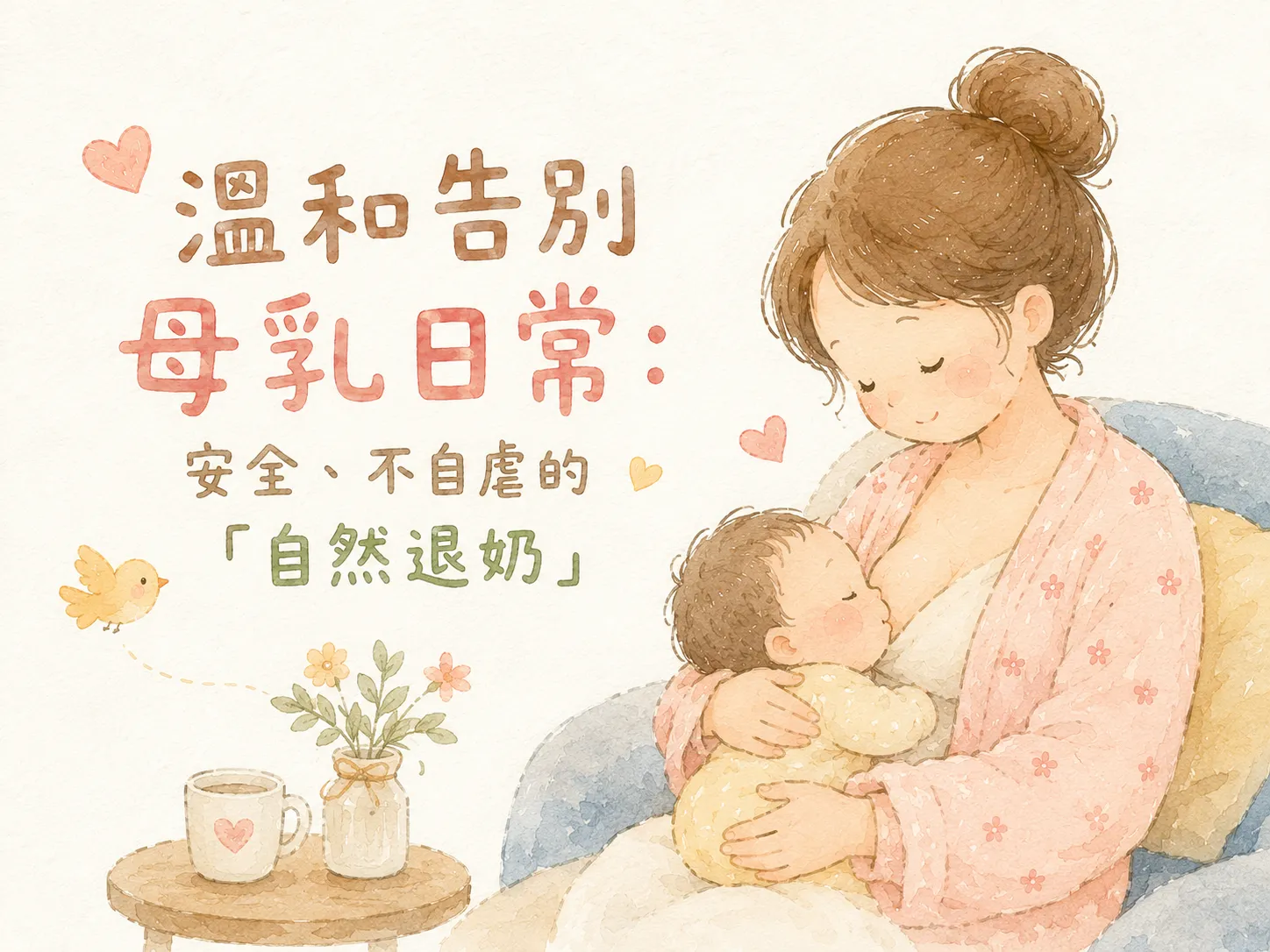 溫和告別母乳日常：安全、不自虐的「自然退奶」