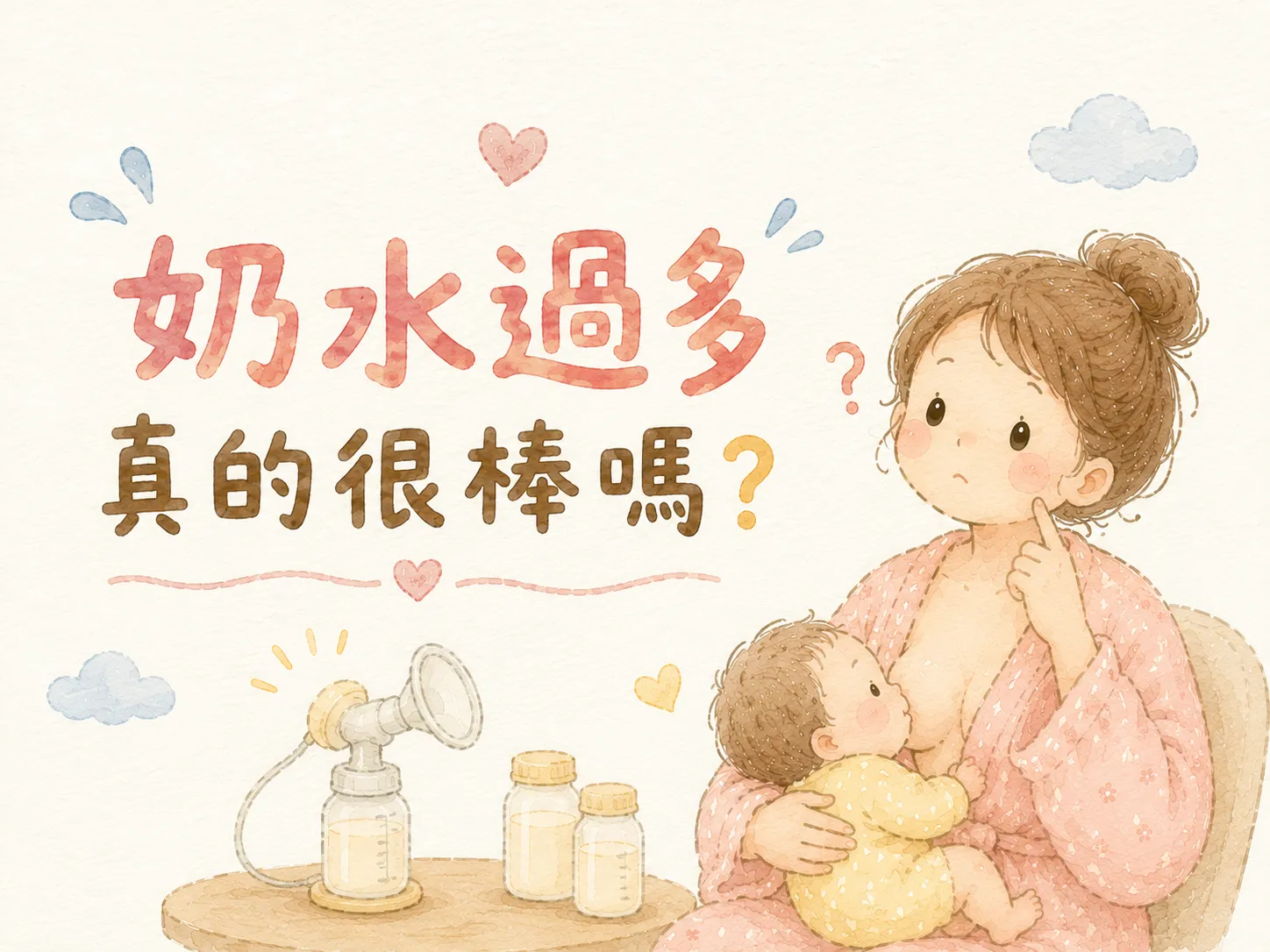 「奶水過多」真的很棒嗎?